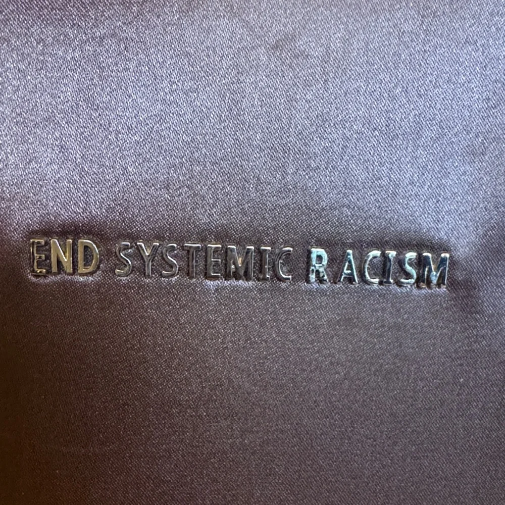 🤑Brandon Blackwood End Systemic Racism Tote w Crossbody Strap - Picture 2 of 6